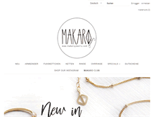 Tablet Screenshot of makarojewelry.com